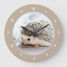 Cute Baby Hedegel Grote Klok