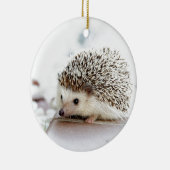 Cute Baby Hedegel Keramisch Ornament (Rechts)