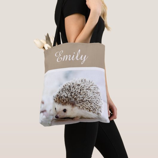 Cute Baby Hedegel Tote Bag (Dichtbij)