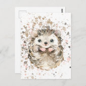 Cute Baby Hedgebog Briefkaart (Voorkant / Achterkant)