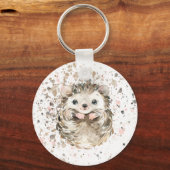 Cute Baby Hedgebog Sleutelhanger (Voorkant)