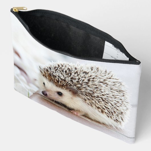 Cute Baby Hedgehog Photo Etui (Open)