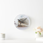 Cute Baby Hedgehog Ronde Klok (Huis)