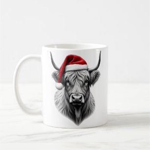 Cute Baby Highland Koe Kerstmis Sinterklaas Cadeau Koffiemok