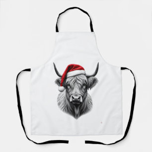 Cute Baby Highland Koe Kerstmis Sinterklaas Cadeau Schort