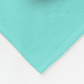 Cute Baby Hippo Fleece Deken (Hoek)