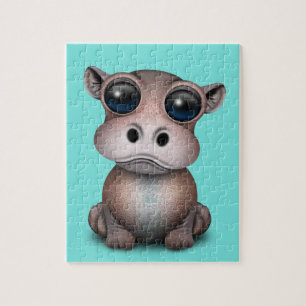 Cute Baby Hippo Legpuzzel