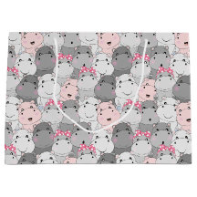 Cute Baby Hippos Gift Bag