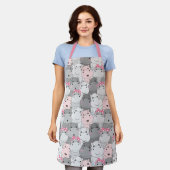 Cute Baby Hippos Schort (Gedragen)