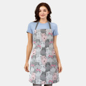 Cute Baby Hippos Schort (Gedragen)