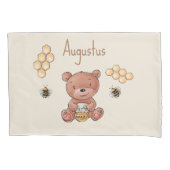Cute Baby Honey Beer Cub Kussensloop (Voorkant)