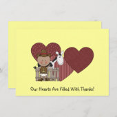 Cute Baby Horse Pony Western Bedankt (Voorkant / Achterkant)