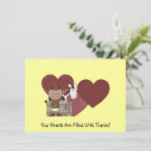 Cute Baby Horse Pony Western Bedankt (Staand voorkant)