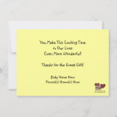 Cute Baby Horse Pony Western Bedankt (Achterkant)