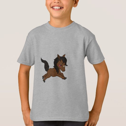 Cute baby Horse T-shirt (Voorkant)
