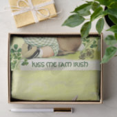 CUTE BABY HUGGING RABBIT Irish St. Patrick's Day Tissuepapier (Geschenk)