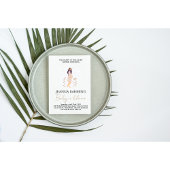 Cute Baby in Bloom Baby shower Invitation Kaart