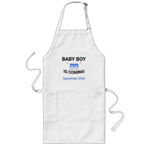 Cute Baby Jongensschoenen Binnenkort Blauw Zwanger Lang Schort