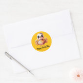 Cute Baby Kalkoen Sticker (Envelop)