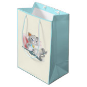 Cute Baby Kat Medium Cadeauzakje (Voorkant Gekanteld)