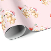 Cute Baby Kerstcadeau Inpakpapier (Rol Hoek)
