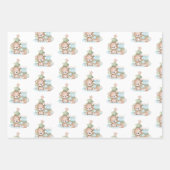 Cute Baby kerstinpakken papier Inpakpapier Vel (Voorkant)