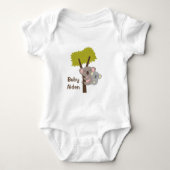 Cute Baby Koala Beer en mama voor baby's Romper (Voorkant)
