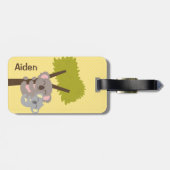Cute Baby Koala Beer en mama voor kinderen Bagagelabel (Achterkant horizontaal)