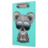 Cute Baby Koala Beer Wearing Sunbril Klembord (Links)
