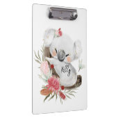 Cute Baby Koala Gold Speckle Klembord (Rechts)