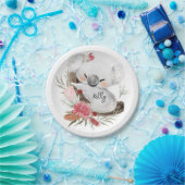 Cute Baby Koala Gold Speckle Papieren Bordje (Feest)