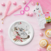 Cute Baby Koala Gold Speckle Papieren Bordje (Feest)