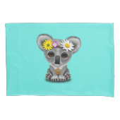 Cute Baby Koala Hippie Kussensloop (Voorkant)