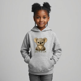 Cute Baby Koala Kids Pullover Hodie