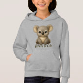 Cute Baby Koala Kids Pullover Hodie (Voorkant)
