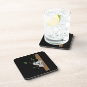 Cute Baby Koala klim een eucalyptusboom Bier Onderzetter (Rechterzijde)