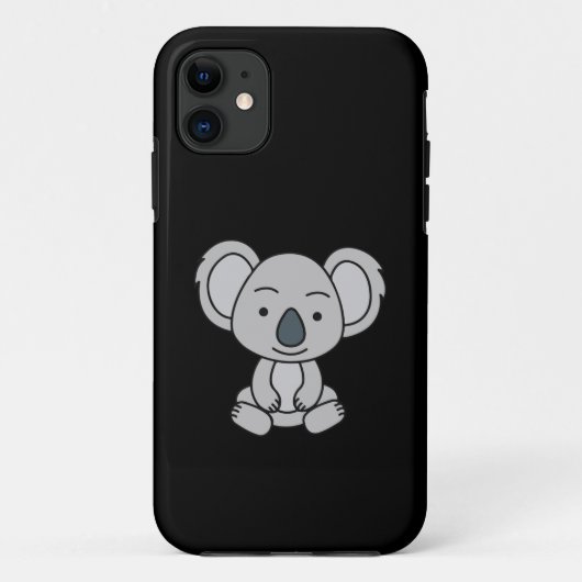 Cute Baby Koala met een glimlach Case-Mate iPhone Case (Achterkant)