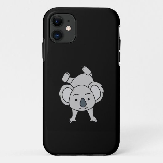 Cute Baby Koala met een glimlach die een handgreep Case-Mate iPhone Case (Achterkant)