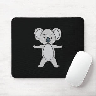Cute Baby Koala met een glimlach Muismat