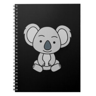 Cute Baby Koala met een glimlach Notitieboek
