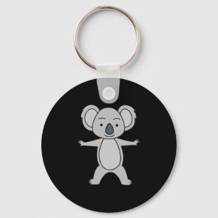 Cute Baby Koala met een glimlach Sleutelhanger