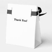 Cute Baby Koe Cartoon Bedankdoosjes (Achterkant)