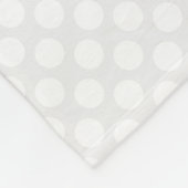 Cute baby koe cartoon kinder naam fleece blanket deken (Hoek)