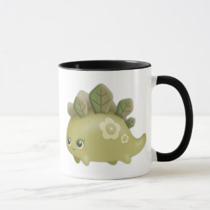 Cute Baby Leafy Dino - kawaii stijl mok