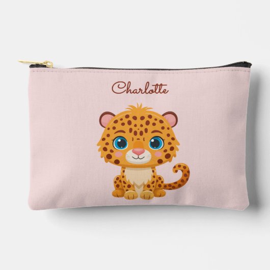 Cute Baby Leopard Safari Animal Kids Etui (Voorkant)