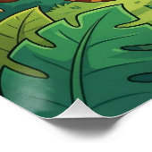 Cute Baby Leopard Safari Animal Kids Perfect Poster (Hoek)