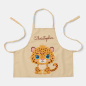 Cute Baby Leopard Safari Animal Kids Schort (Voorkant)