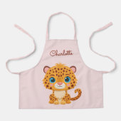 Cute Baby Leopard Safari Animal Kids Schort (Voorkant)