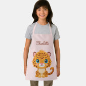 Cute Baby Leopard Safari Animal Kids Schort (Insitu)