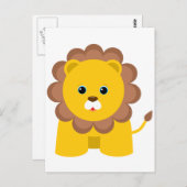 Cute Baby Lion Briefkaart (Voorkant / Achterkant)